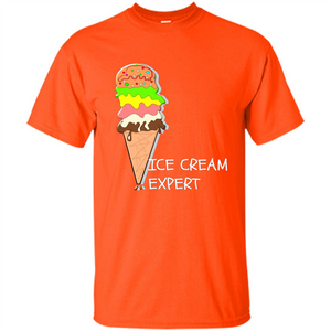 Ice Cream Expert Funny T-Shirt For Ice Cream Lover