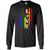 LGBTQ Pride T-shirt Love Rainbow Heart Flag