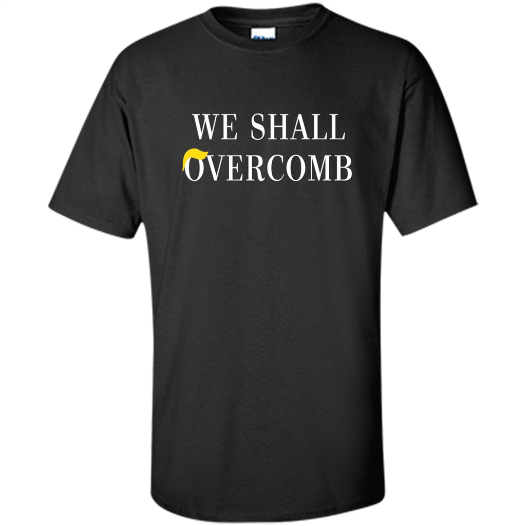 American T-shirt We Shall Overcomb Black
