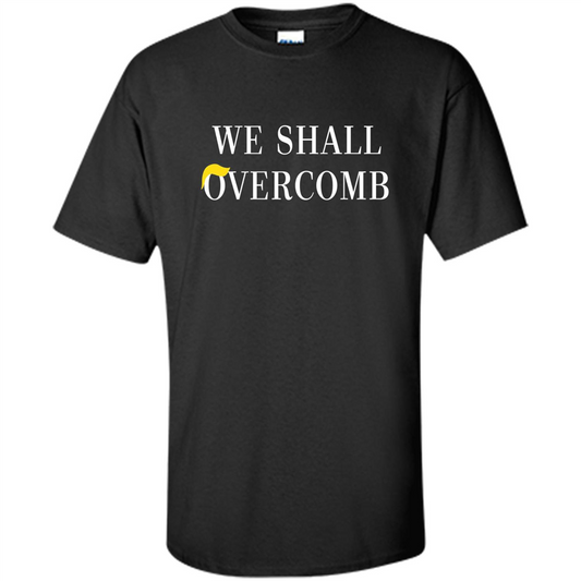 American T-shirt We Shall Overcomb Black