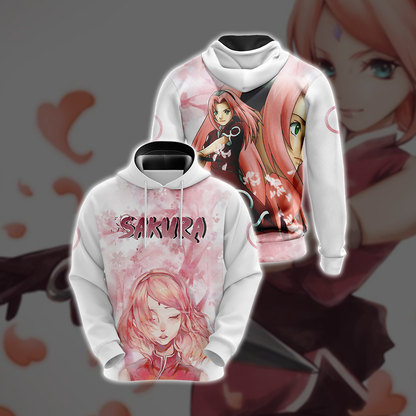Naruto - Sakura Haruno New Unisex 3D Hoodie