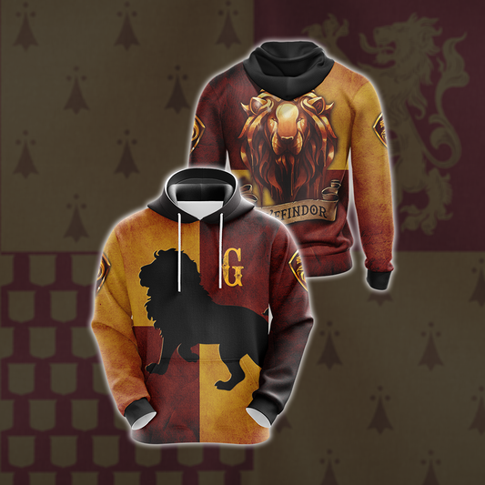 Gryffindor Lion Harry Potter New Look Unisex 3D Hoodie