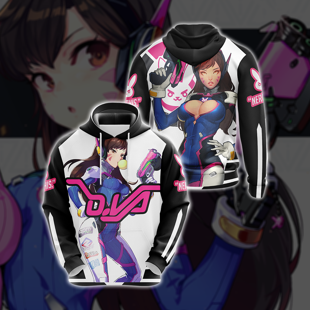 Overwatch - D.Va New Style Unisex 3D Hoodie