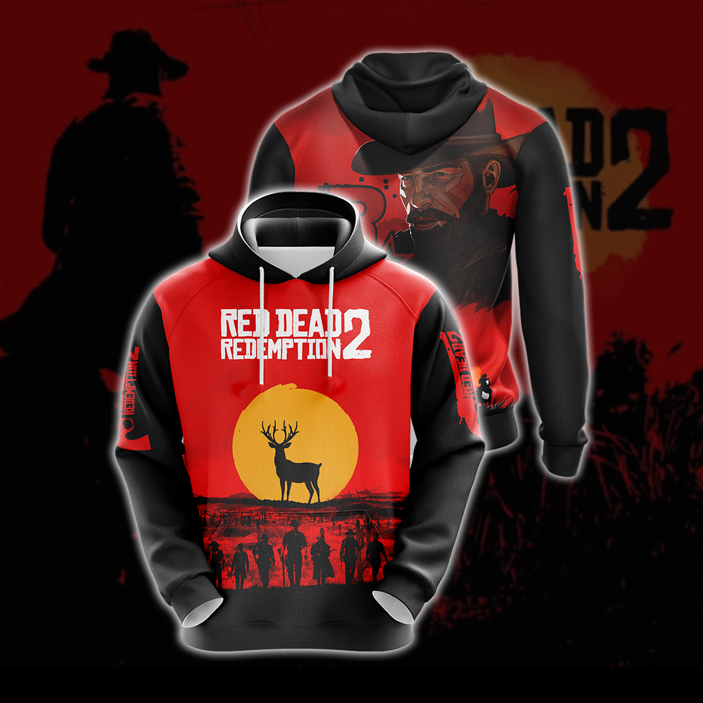 Red Dead Redemption 2 New Look Unisex 3D Hoodie