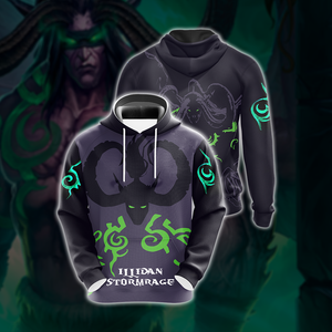 World Of Warcraft - Illidan Stormrage Unisex 3D Hoodie