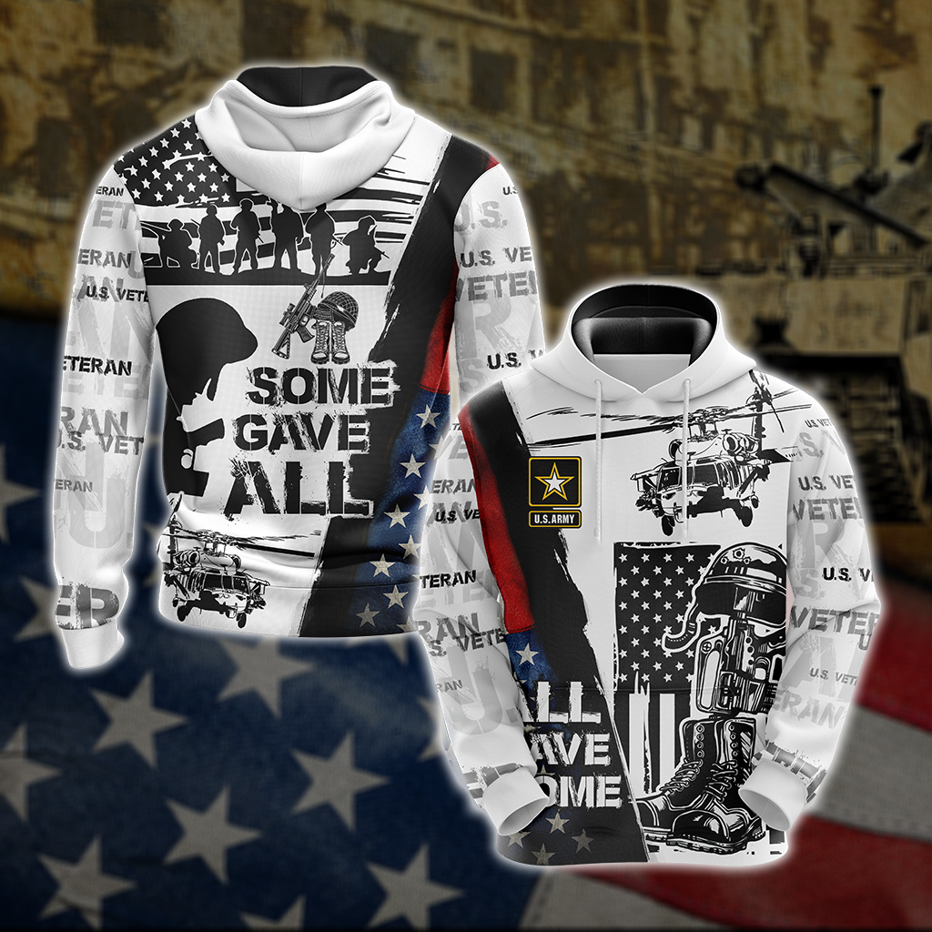US Army Veteran T-shirt Zip Hoodie Hawaiian shirt Hoodie