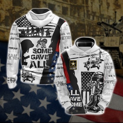 US Army Veteran T-shirt Zip Hoodie Hawaiian shirt Hoodie