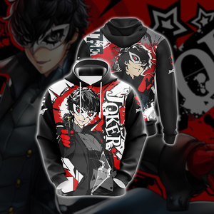 Persona 5 - Joker New Look Unisex 3D Hoodie