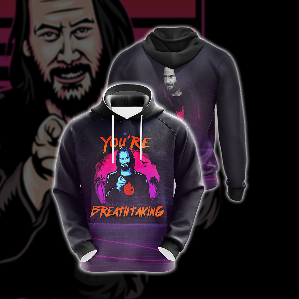 John Wick - You're Breathtaking Unisex 3D Hoodie