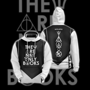 Multifandom - They Are Not Only Books Unisex 3D Hoodie