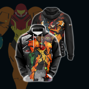 Metroid Samus New Look Unisex 3D Hoodie