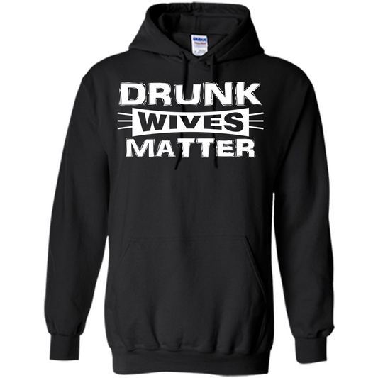 Drunk Wives Matter T-shirt Black