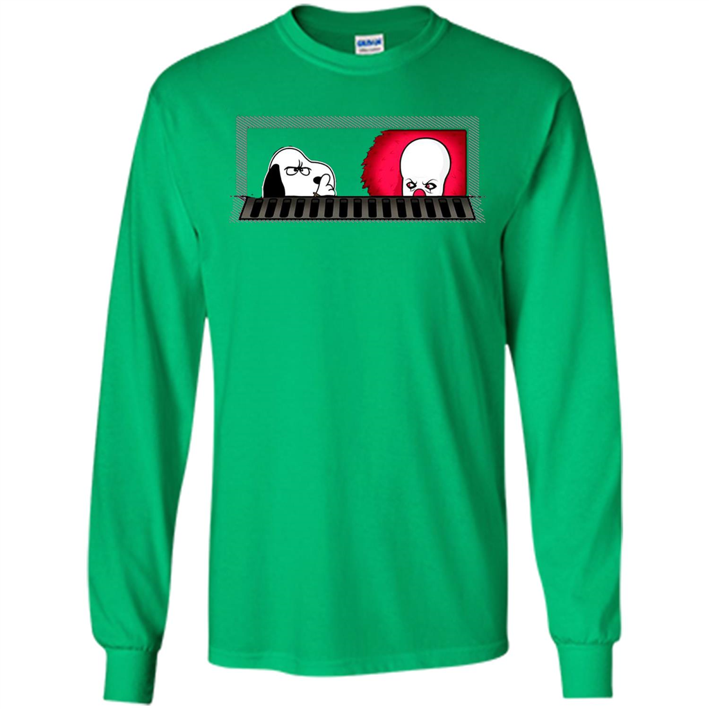 Movie T-shirt Snoopy Vs It T-shirt Irish Green