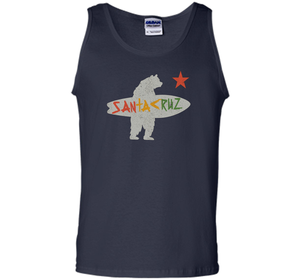 Santa Cruz Surf Bear Rockport Texas T-shirt Navy
