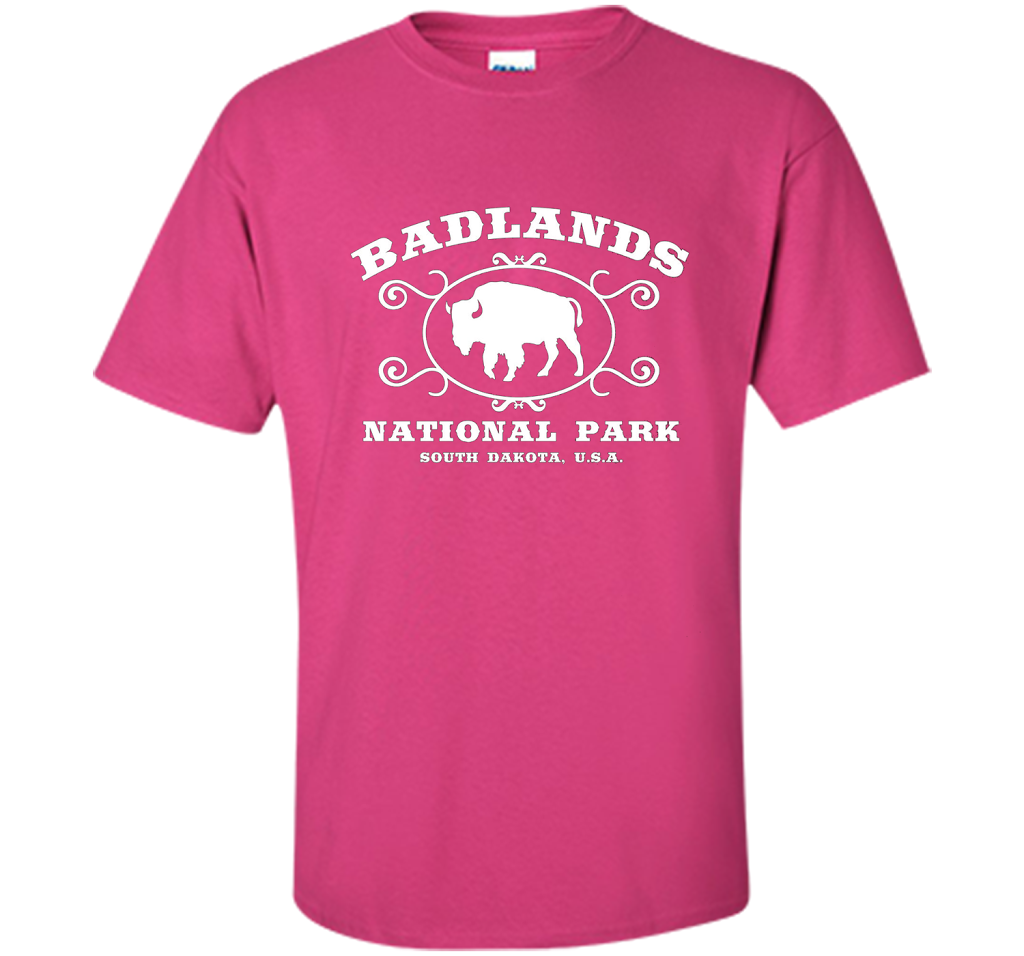 Whereables: Badlands National Park T-Shirt cool shirt Heliconia