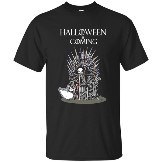 Funny Halloween Is Coming T-shirt Black