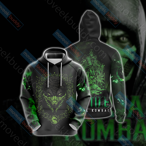 Mortal kombat - REPTILE Unisex 3D T-shirt Hoodie S 