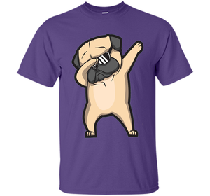 Dog T-shirt Dabbing Pug T-shirt