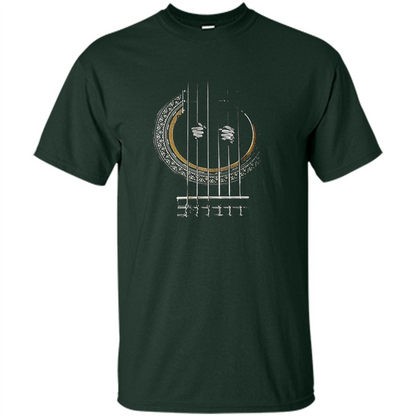 Guitar T-shirt Love Go Where The Guitar Takes You Forest Green