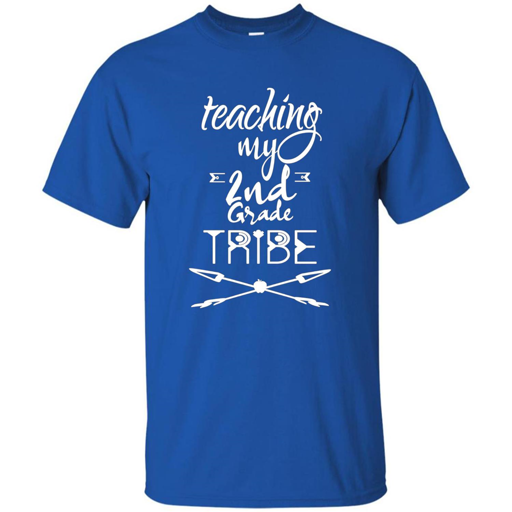 Back To School T-shirt Teaching My Second Grade Tribe Royal