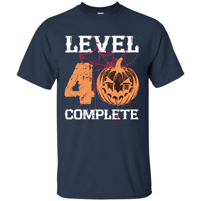 Halloween T-shirt Level 40 Complete Navy