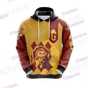Harry Potter - Gryffindor House New Wackystyle Unisex 3D Hoodie