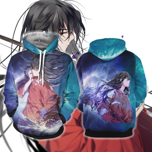 Inuyahsha Human Inuyasha 3D Hoodie