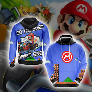 Mario Drift Unisex 3D Hoodie