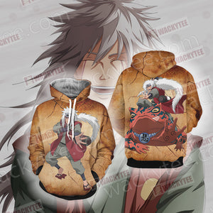 Naruto - Jiraiya Unisex 3D Hoodie