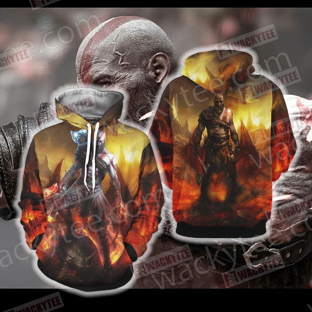 God Of War - Kratos Unisex 3D Hoodie
