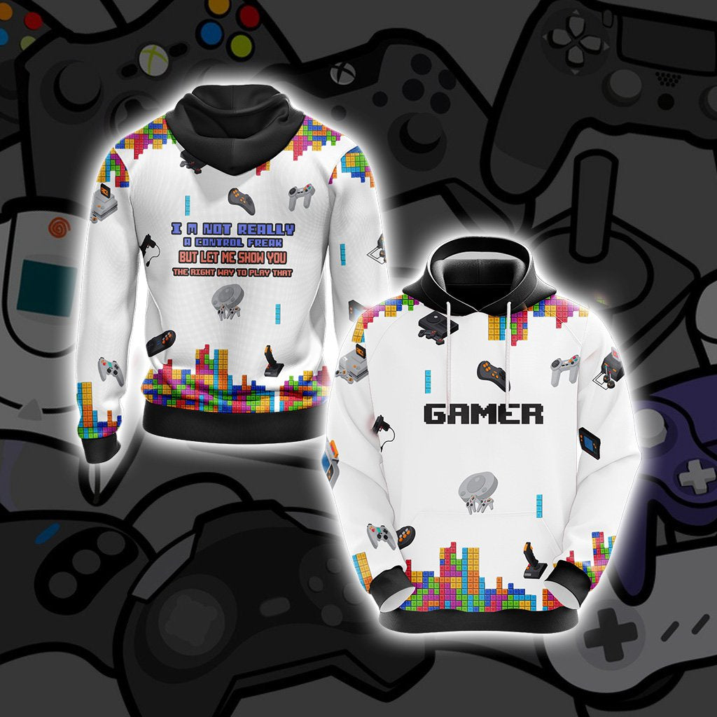 I'm Not Really A Control Freak But Let Me Show You The Right Way To Play That Gamer Unisex 3D Hoodie
