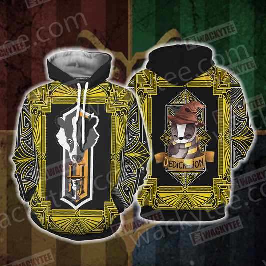 Harry Potter - Knowledge Hufflepuff House Unisex 3D Hoodie