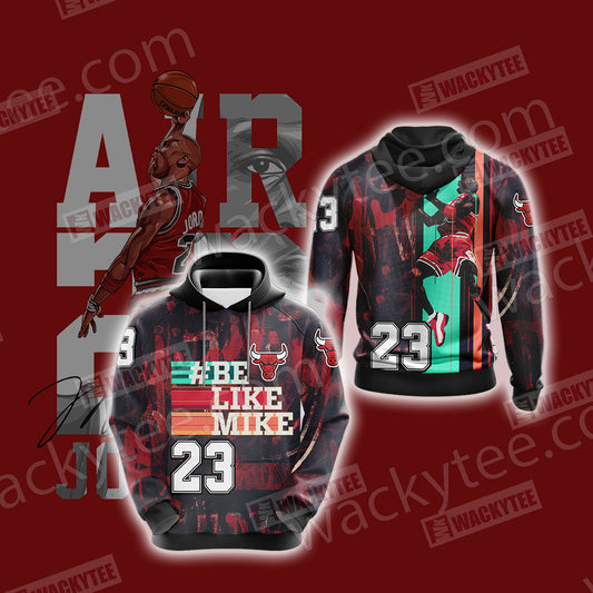 Hash Tag Be Like Mike 23 Unisex 3D Hoodie