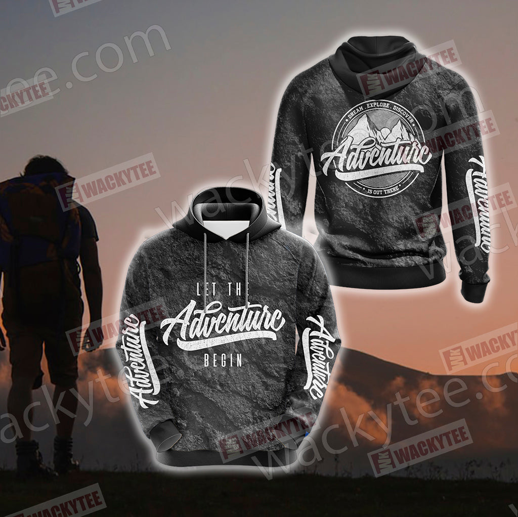 Let The Adventure Begin 3D Hoodie