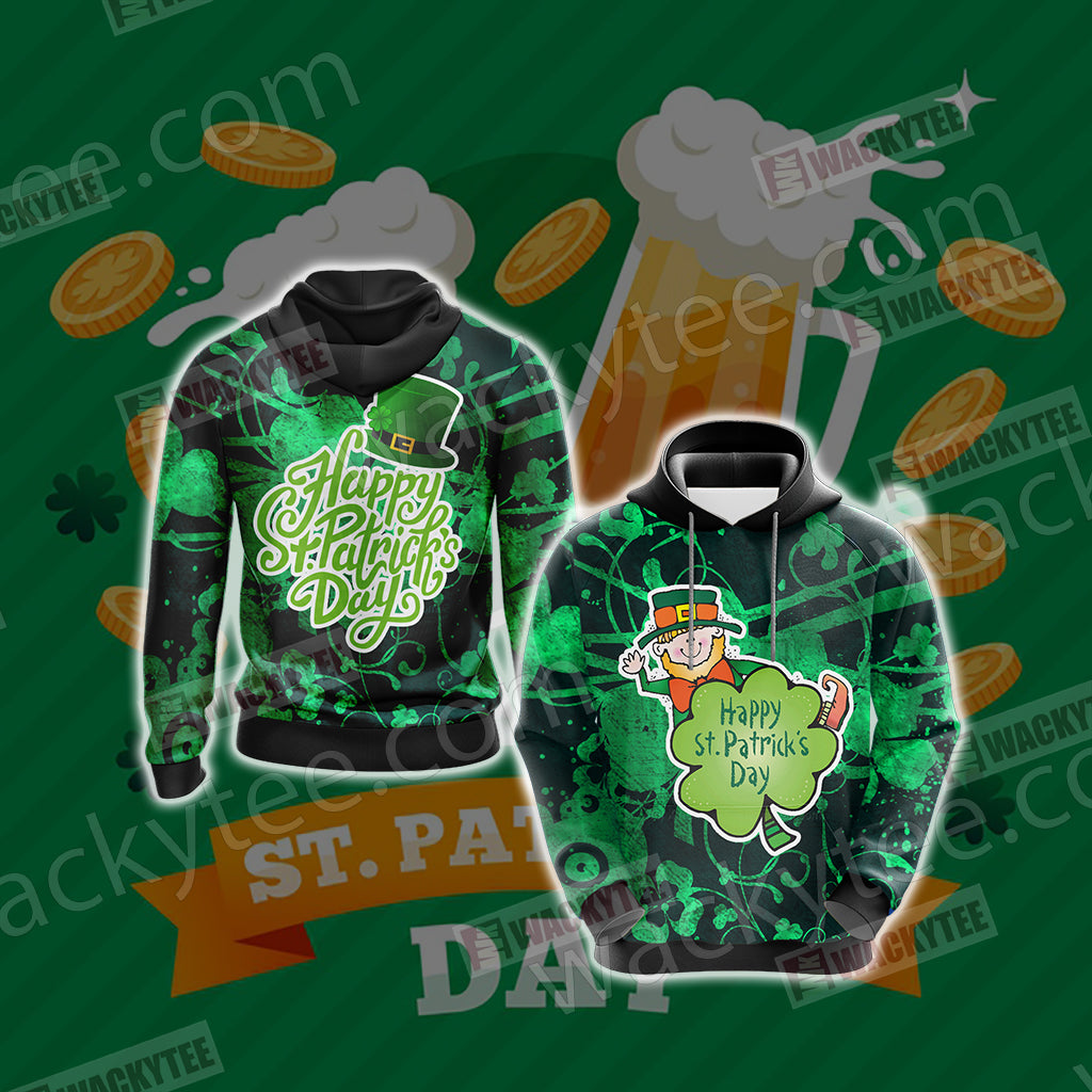 Happy Saint Patrick's Day New Look Unisex 3D Hoodie