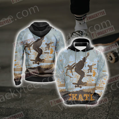 Skateboarding New Style Unisex 3D Hoodie