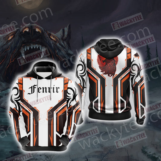 North Wolf Fenrir Unisex 3D Hoodie