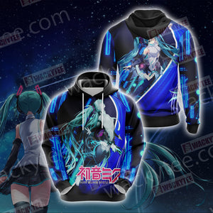 Hatsune Miku New Version Unisex 3D Hoodie