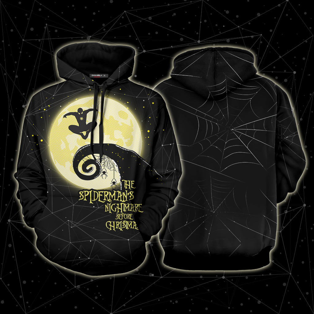 The Spiderman's Nightmare Before Christmas 3D Hoodie Version 1