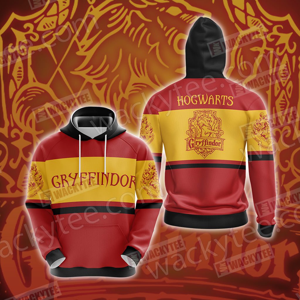 Harry Potter - Gryffindor House Wacky New Style Unisex 3D Hoodie