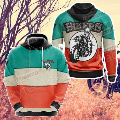 Vintage Biker 3D Hoodie