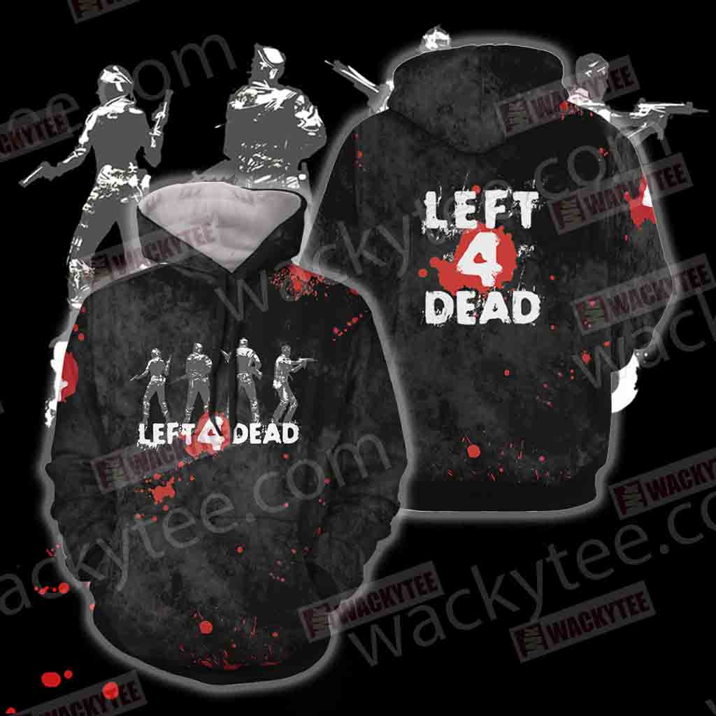 Left 4 Dead New Look Unisex 3D Hoodie