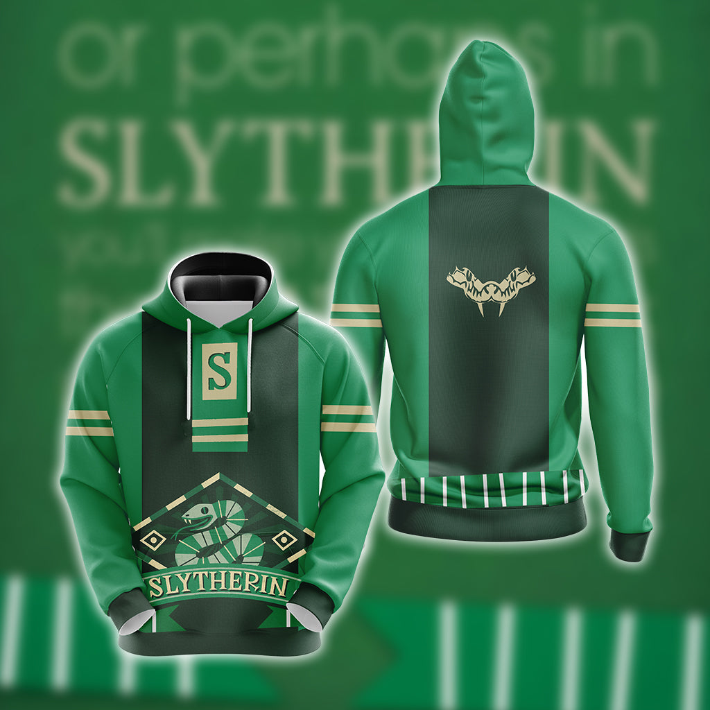 Harry Potter - Cunning Like A Slytherin New Unisex 3D Hoodie