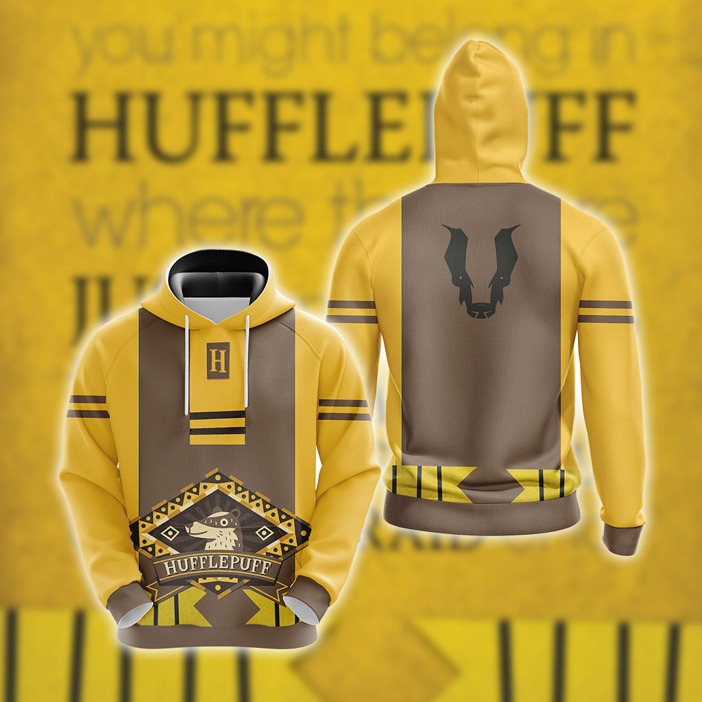 Harry Potter - Loyal Like A Hufflepuff New Unisex 3D Hoodie