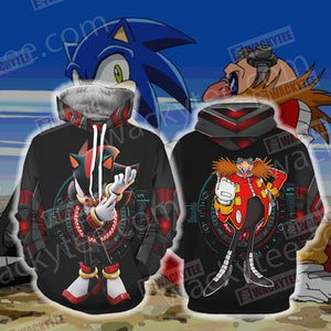 Dr.Eggman Sonic Unisex 3D Hoodie