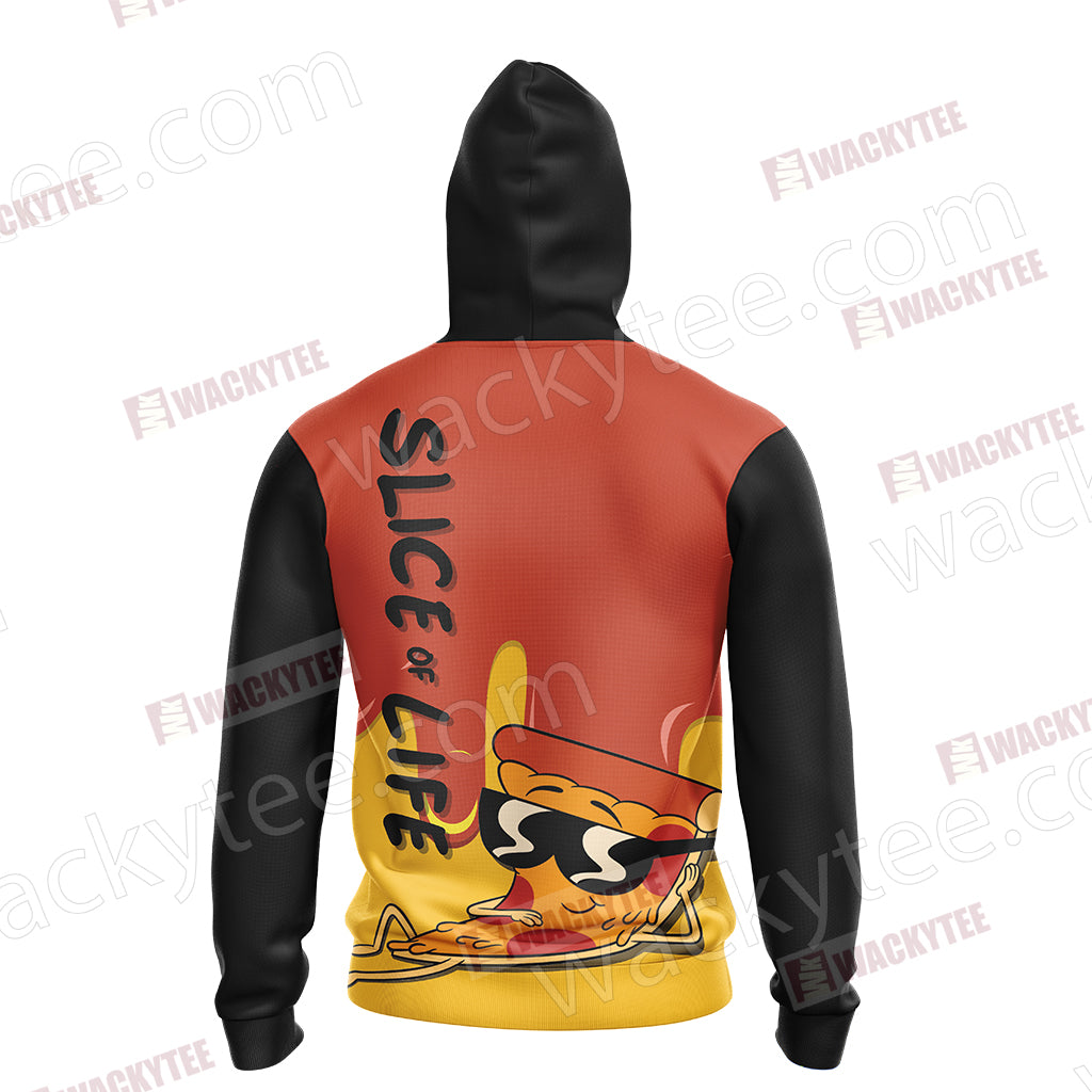 Pizza Slice Of Life Unisex 3D Hoodie