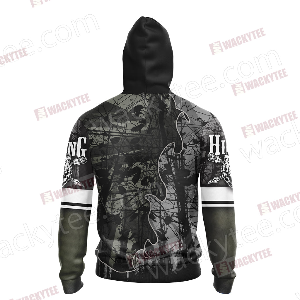 Hunting Passion - Bear Unisex 3D Hoodie