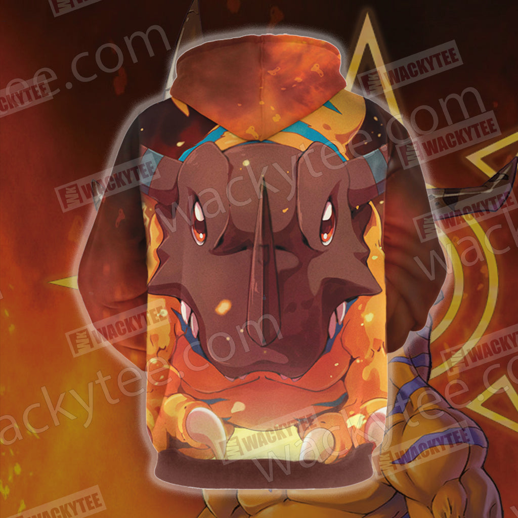 Digimon Greymon New 3D Hoodie
