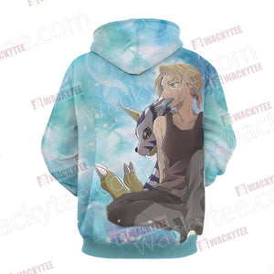 Digimon Matt And Gabumon Unisex 3D Hoodie