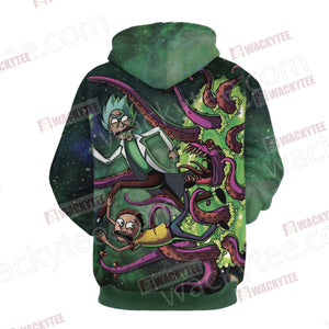 Rick and Morty Unisex 3D Hoodie